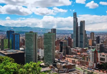 Colombia drone view