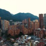 Bogota, Colombia drone view