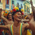 People Celebrating Festival in Colombia